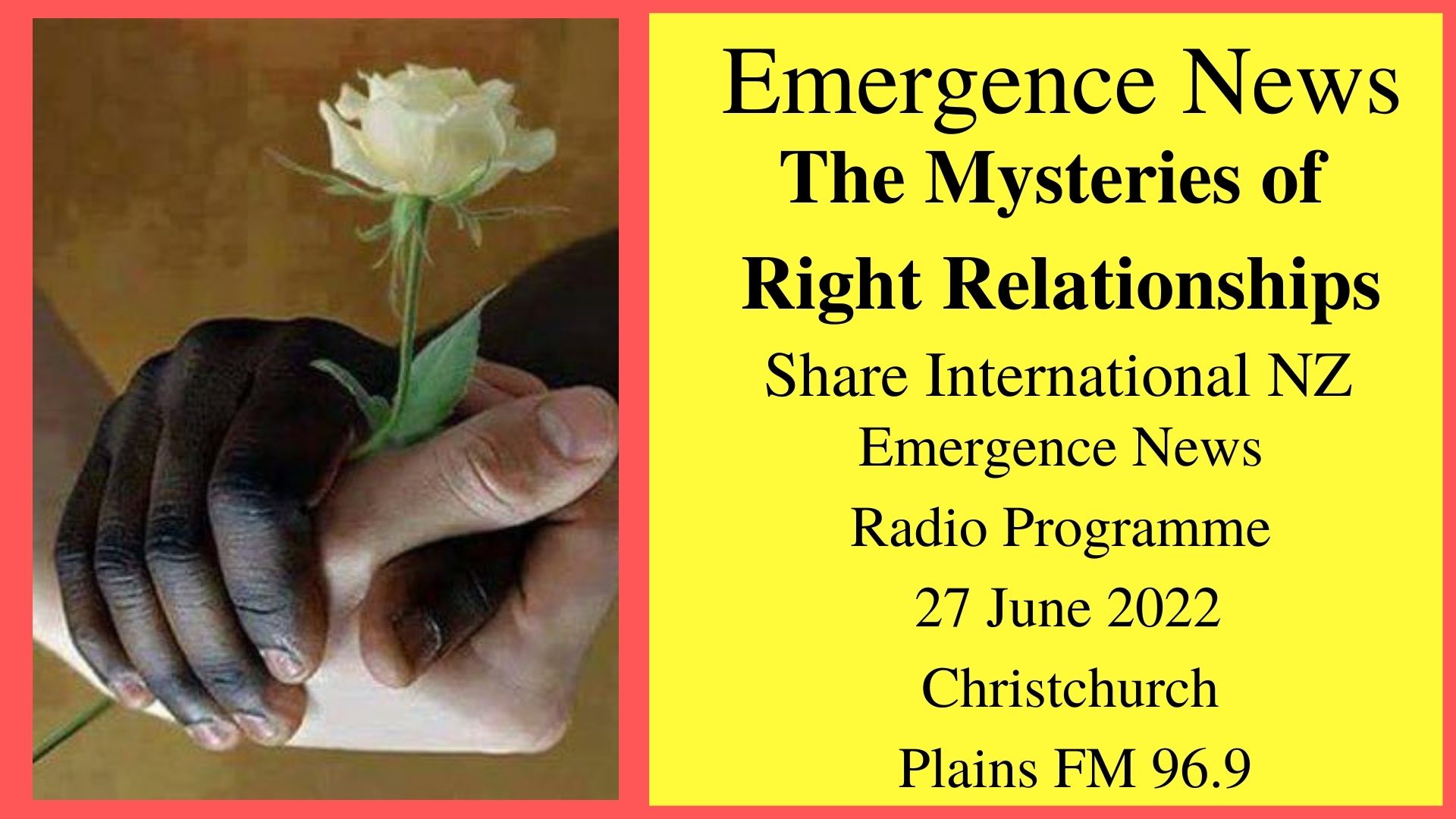 5) The Mysteries of Right Relationships 27 June 2022