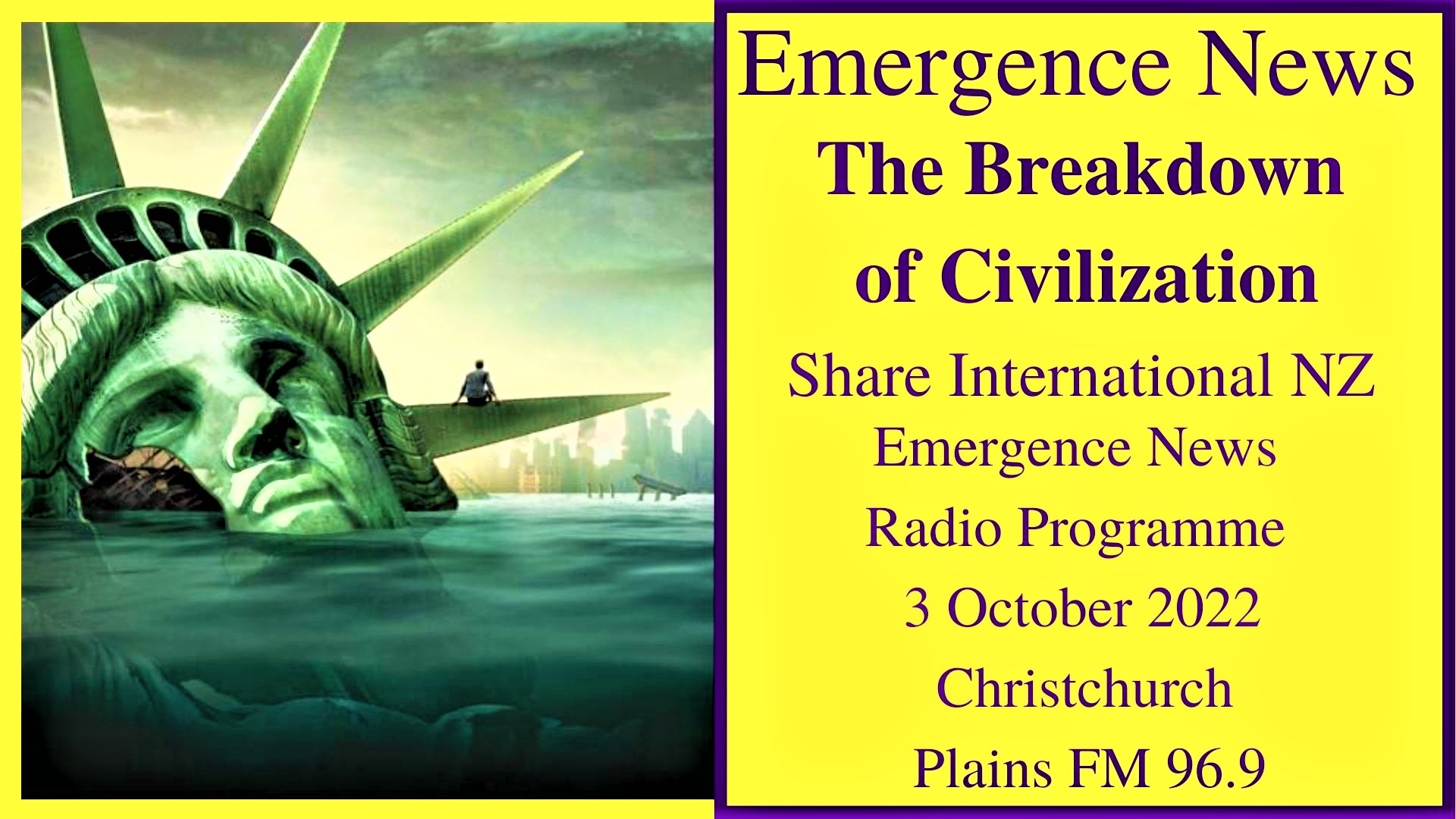 10) The Breakdown of Civilization 3 October 2022