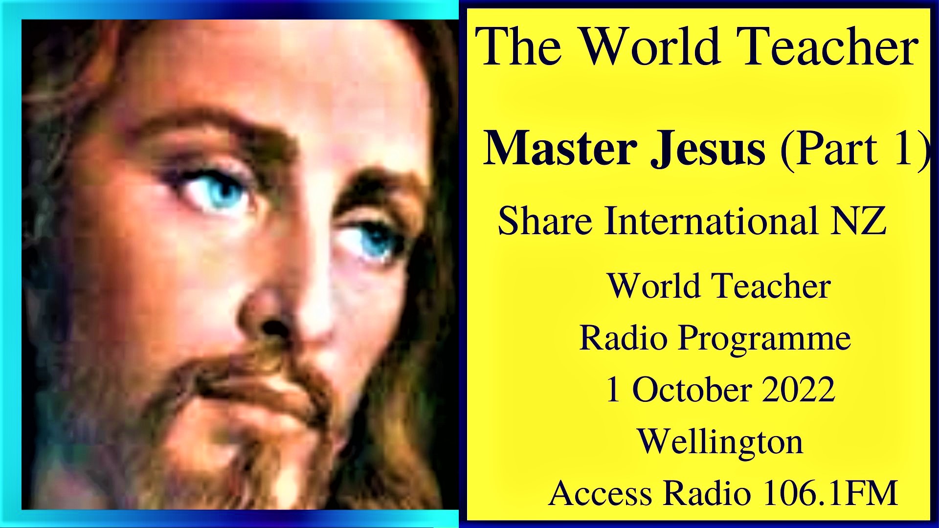 6) The Master Jesus