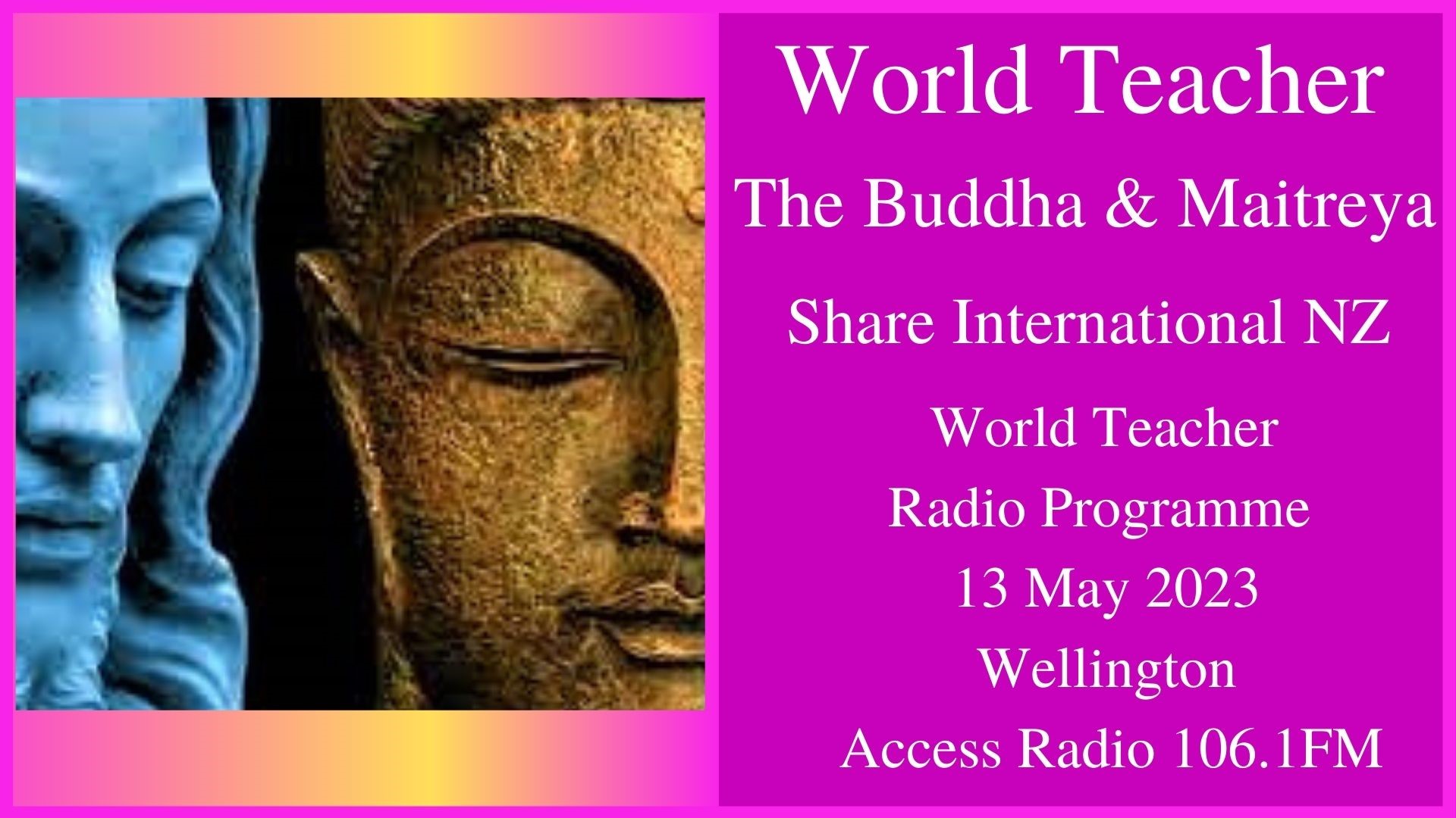 14) The Buddha and Maitreya