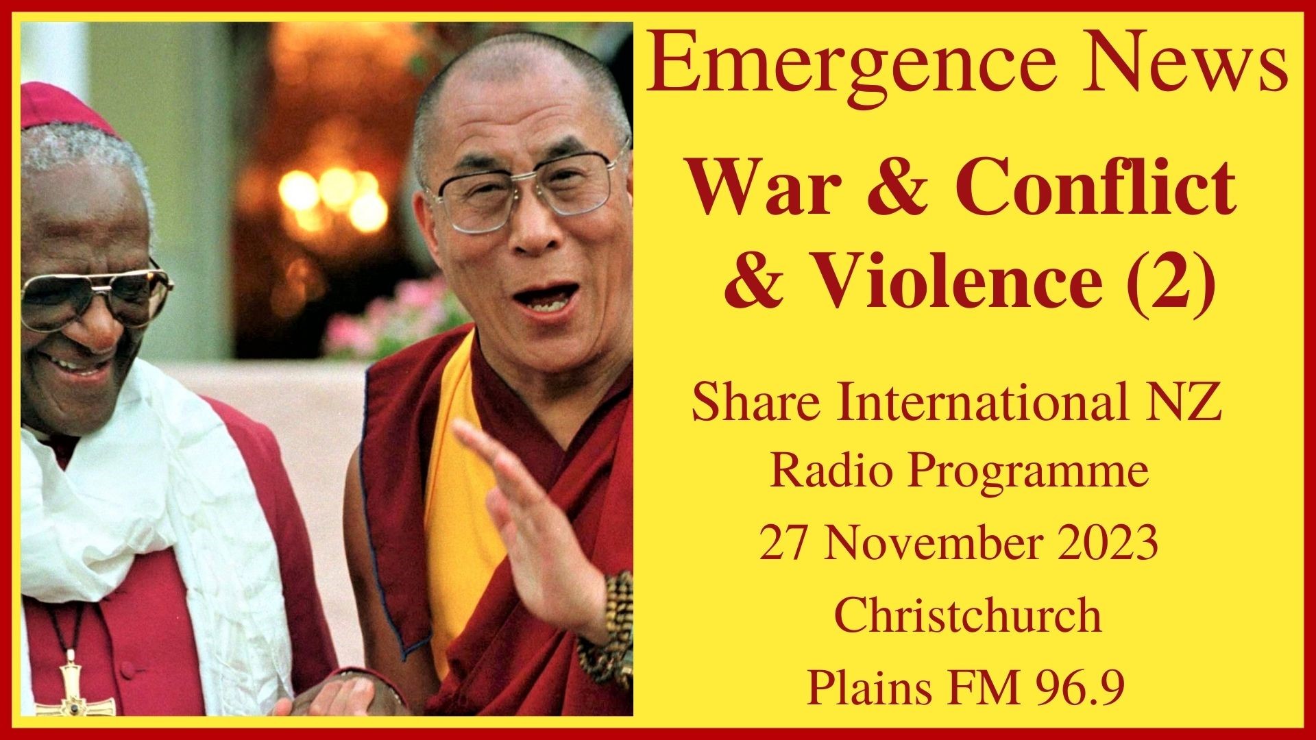 37) War &amp; Conflict &amp; Violence (Part 2)