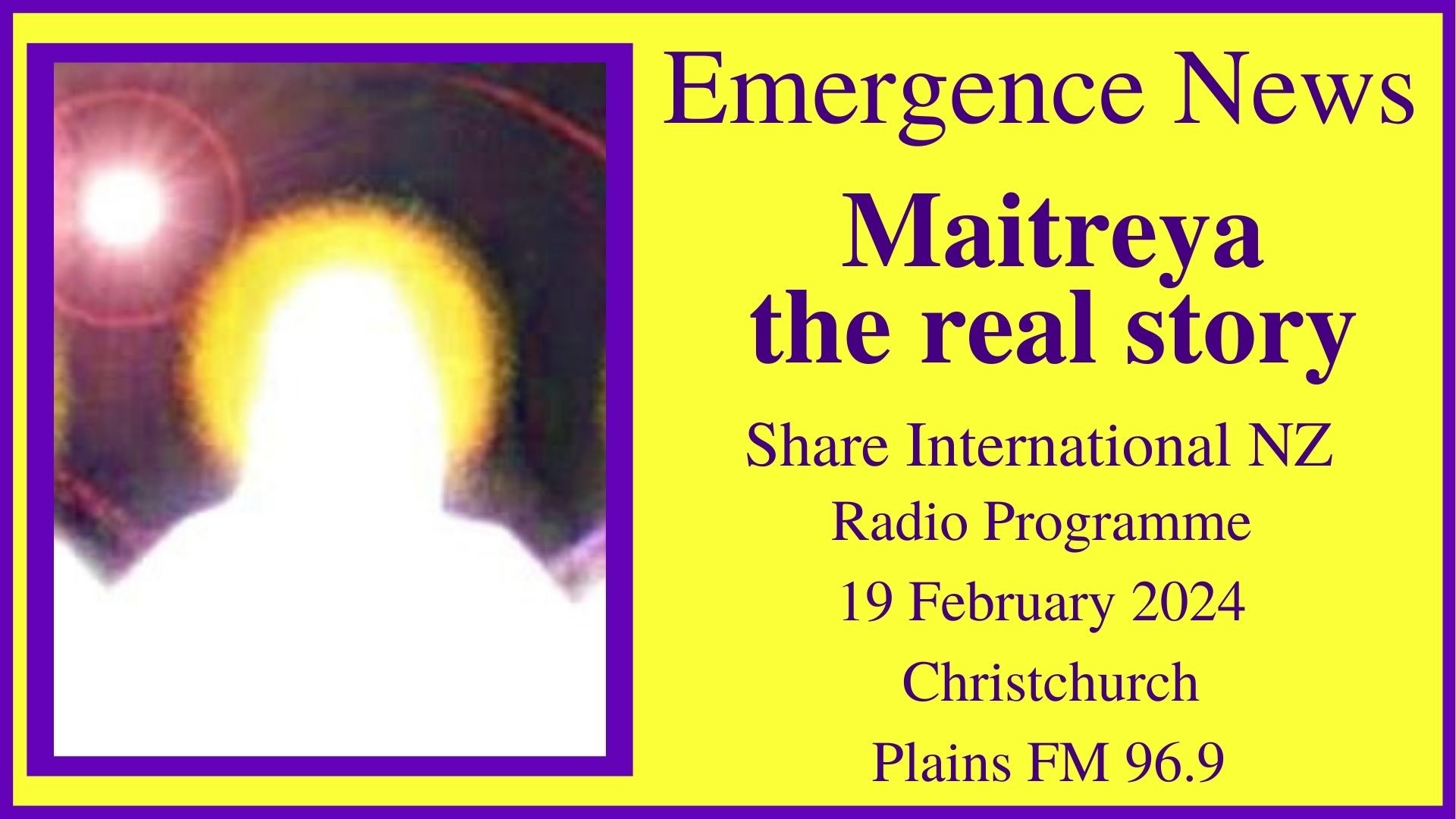 43) Maitreya the real story