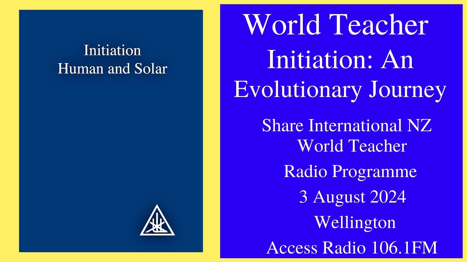 31) Initiation An Evolutionary Journey (Blue)