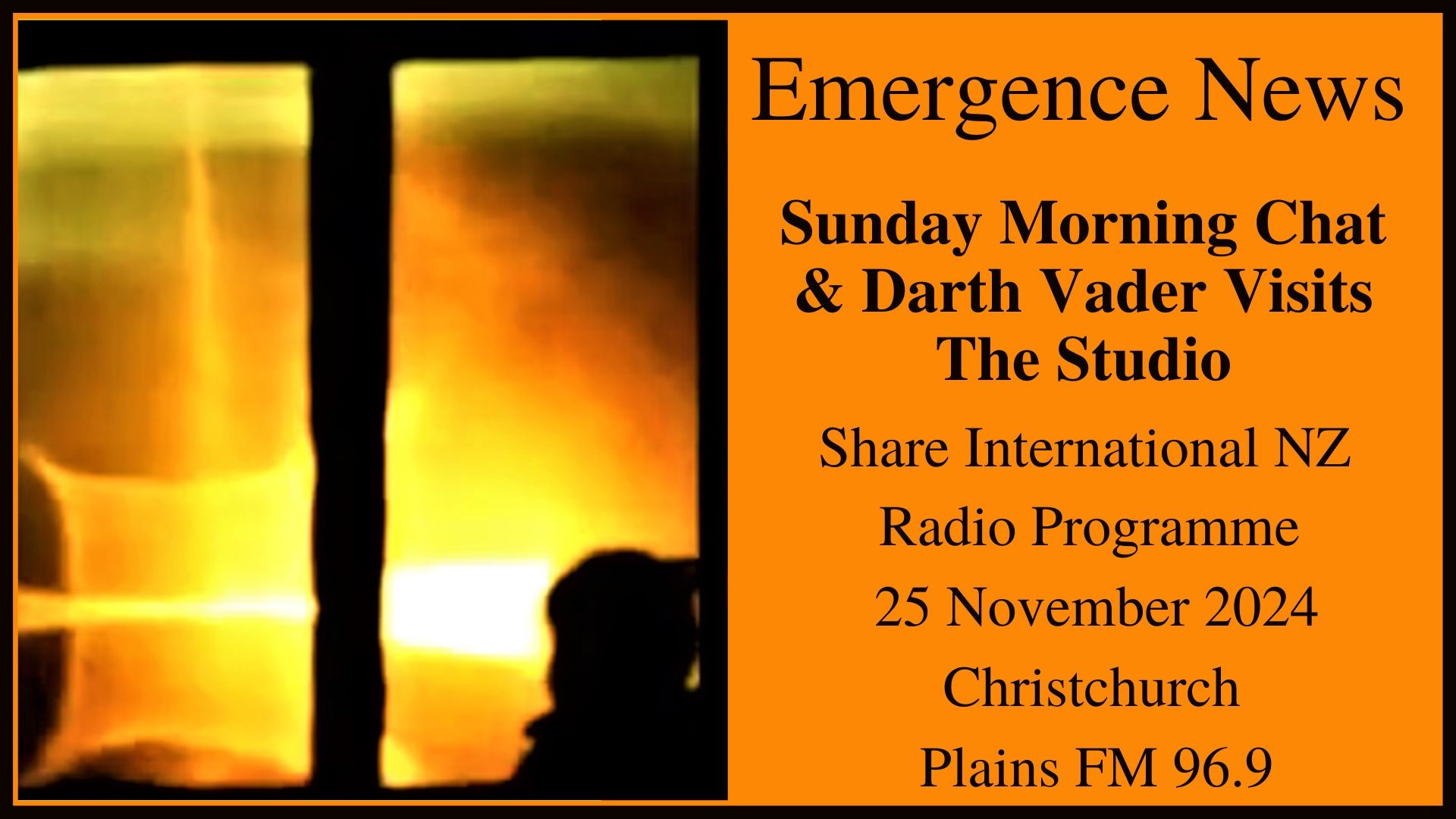 63) Darth Vader Visits The Studio